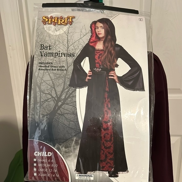 Other - Spirit Halloween child large 12-14 bat vampire costume